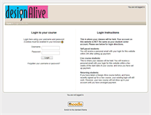 Tablet Screenshot of designalive.info